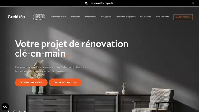 Aperçu du site Architéa