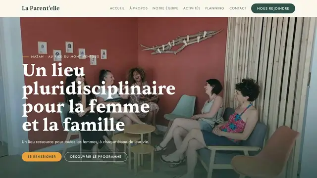Aperçu du site La Parent'elle